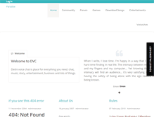 Tablet Screenshot of deshivoicechat.com